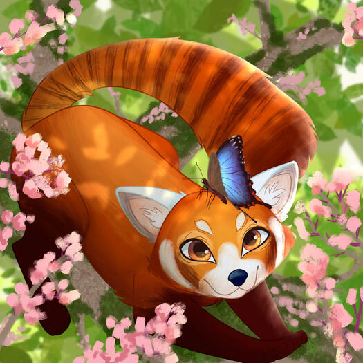 This illustration was created for a personal project showcasing wildlife - Made in procreate - 3 hrs
